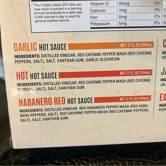 NIB Road Trip Hot Sauce (7) Pack of Hot Sauces - Picture 6 of 10